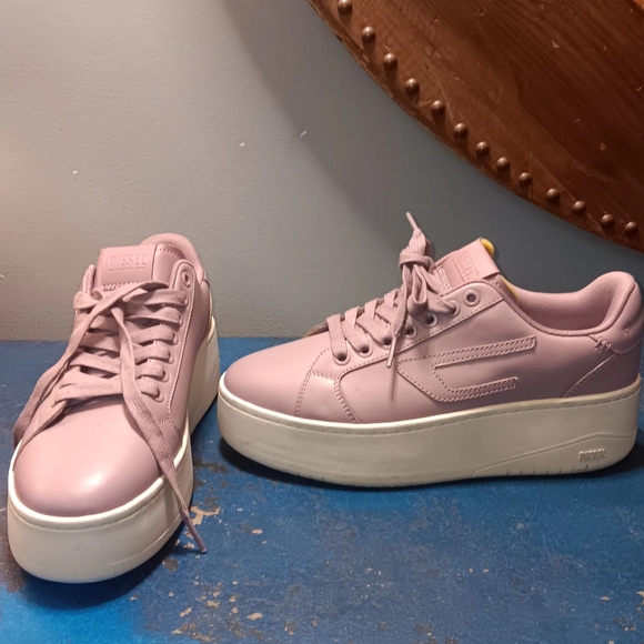 Diesel Leather Sneakers - Picture 1 of 5